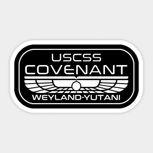 UCSS Covenant crew white Sticker